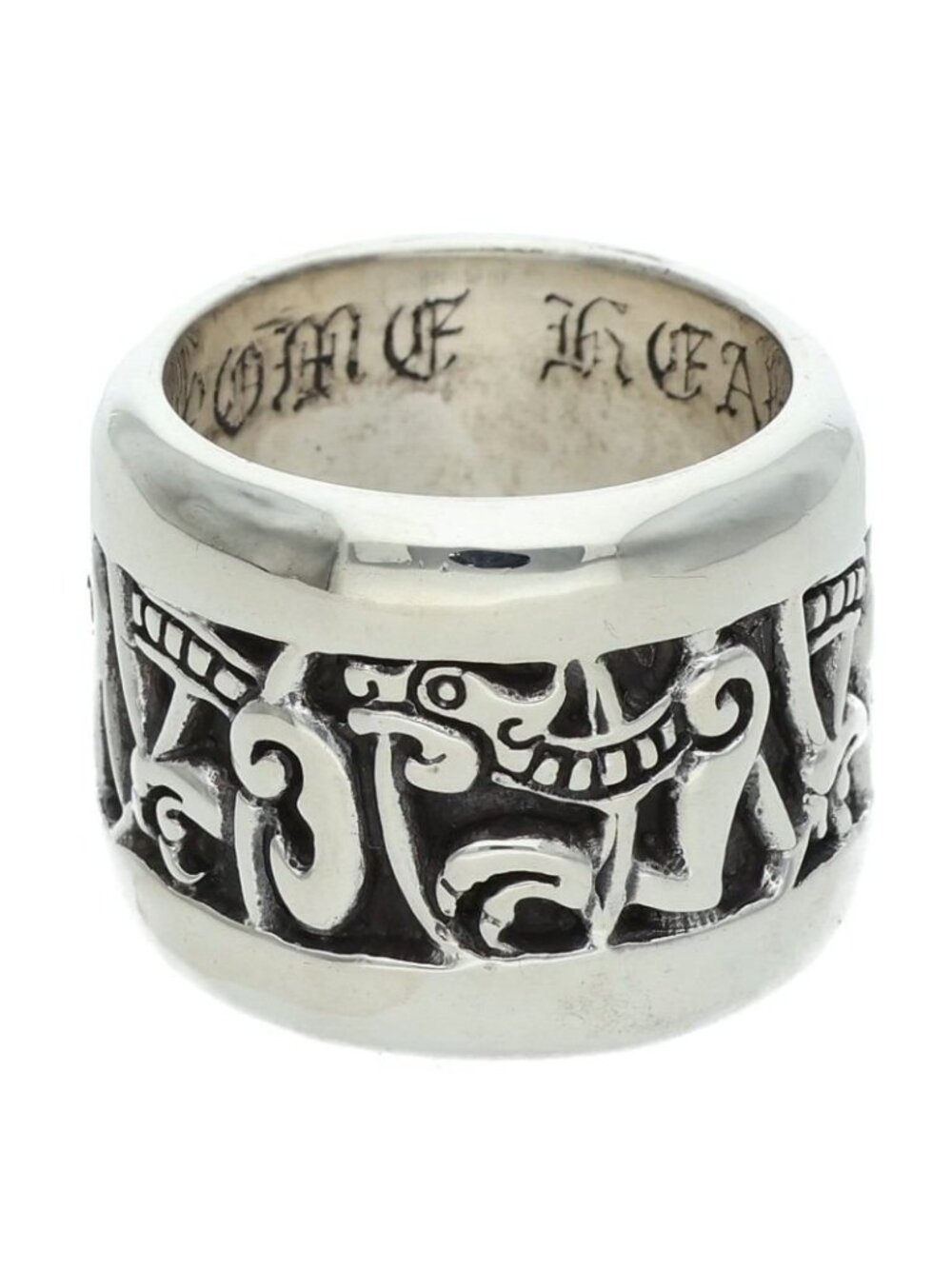 Chrome Hearts Wide Celtic Band Silver Ring